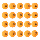 Kit 20 Bolas Tenis De Mesa Vollo 40mm Treino Pingue Pongue