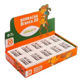 Kit 20 Borrachas Branca