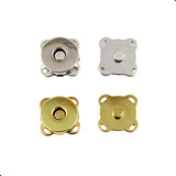 Kit 20 Botões Imantado Magnético Fecho Cor De 14mm Imã