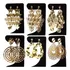 Kit 20 Brincos Metal Feminino Dourado Atacado Revenda Lindos