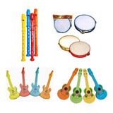 Kit 20 Brinquedos Viola Guitarra Pandeiro