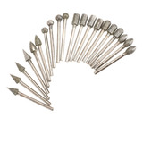 Kit 20 Brocas Fresas Diamantadas Polir Lixa Micro Retifica