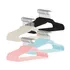 Kit 20 Cabide Infantil Veludo Slim Antideslizante Ultrafino Cor Bege