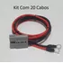 Kit 20 Cabo Bateria Nobreak Externa Sms Ts-shara 12v