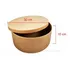 Kit 20 Caixa Redonda Tampa Sapato 30x30x10 Mdf Madeira