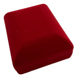 Kit 20 Caixinhas Linha Veludo Colar Cordão Estojo Pra Colar Cor Vermelho