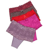 Kit 20 Calcinha Cós Alto Cinta Rendada Algodão Atacado Renda