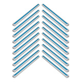 Kit 20 Canaleta Fita Dupla Face Divisoria 2mt Pvc Resistente