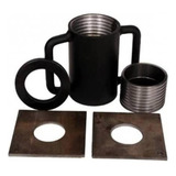 Kit 20 Caneca P Escoras C Rosca Arruela Bases Gancho