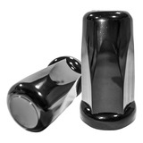 Kit 20 Capa Porca Belga Black 32 33mm Caminhões Ônibus Preta