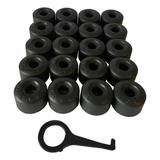 Kit 20 Capa Tampa Parafuso Roda Carro 17 Mm Volkswagen