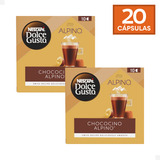 Kit 20 Capsulas Dolce Gusto Alpino Chocolate Caixa C 10