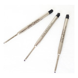 Kit 20 Cargas Refil Nukin N116 Preta 1 0mm Tipo Parker