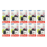 Kit 20 Cartão Memória 32gb Micro Sd Ultra Sandisk Original