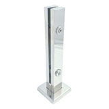 Kit 20 Colunas Torre Em Inox 30cm 2 Furos Guarda Corpo