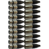 Kit 20 Conectores Xlr