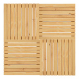 Kit 20 Deck Madeira Modular Para Área De Churrasco Gourmet