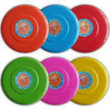 Kit 20 Disco Frisbee P Jogar Diversão Praia Campo Brinquedo