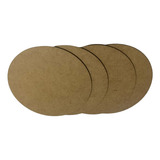 Kit 20 Disco Placa Redonda Mdf Cru 3mm 17 Cm Artesanato