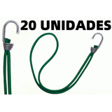 Kit 20 Elasticos Extensor Lona Verde Caminhão
