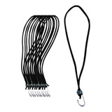 Kit 20 Extensor Elástico Corda Fixador Lona Caminhão 35cm