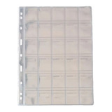 Kit 20 Folhas Moedas 30 Bolsos Pvc Pccb 28x21cm Pro