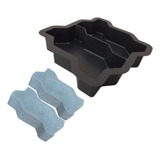 Kit 20 Formas Payver Intertravada Tijolinho Cimento 24x10x6