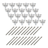 Kit 20 Garras Bumbo 20 Parafusos Afinação 100mm X 5mm 7 32