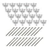 Kit 20 Garras Bumbo 20 Parafusos Afinação 100mm X 5mm 7 32