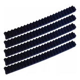 Kit 20 Gomo De Cremalheira Ppa Preto 50cm Portão Deslizante