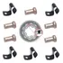 Kit 20 Grampos De Fixação Calotas Rodas  5 Furos Kombi Fusca