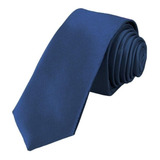 Kit 20 Gravatas Slim Fit Casamento Padrinhos Formatura Cor Azul marinho