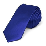 Kit 20 Gravatas Slim Fit Casamento Padrinhos Formatura Cor Azul royal