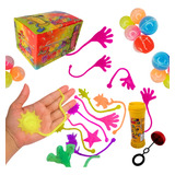 Kit 20 Gruda Parede 20 Bolha Sabão 20 Geleca Slime