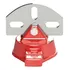 Kit 20 Isolador Batente Porteira 3 Pontas Cerca Elétrica Cor Vermelho