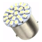 Kit 20 Lâmpada Branca Led Ba15s 67 Lanterna Seta Ré 10w 24v