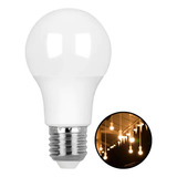 Kit 20 Lâmpada Bulbo Led 9w Luz Branco Quente 3000k E27 Casa