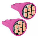 Kit 20 Lampada T10 8 Led Cores Pingo Luz Atacado