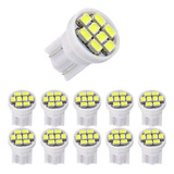 Kit 20 Lampada T10 8 Led Cores Pingo Luz Atacado