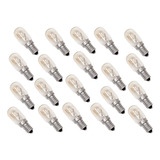 Kit 20 Lâmpadas E14 15w Fogão Geladeira Microondas Lustre 