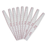 Kit 20 Lixas Laváveis 100 180 Fan Nails Profissional