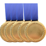 Kit 20 Medalhas 6cm Esportivas Ouro