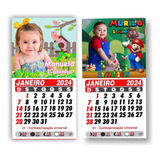 Kit 20 Mini Calendário 2024 Personalizado Anual Lembrancinha