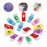 Kit 20 Mini Prendedor Tecido Clip Alinhava Costura Patchwork
