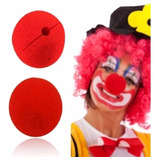 Kit 20 Nariz De Palhaço Espuma Lembrançinha Circo Carnaval