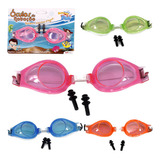 Kit 20 Óculos Natação Mergulho Infantil Com Protetor Ouvido