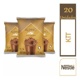 Kit 20 Pacotes Achocolatado Em Pó Alpino 1kg Original Nestlé