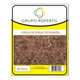 Kit 20 Pacotes Casca De Pinus Triturada 05 Litros Atacado