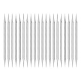 Kit 20 Palito Ponta Dupla Unhas Manicure Profissional Inox