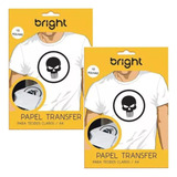 Kit 20 Papel Transfer A4 Bright Camisas Algodão Claro Branco